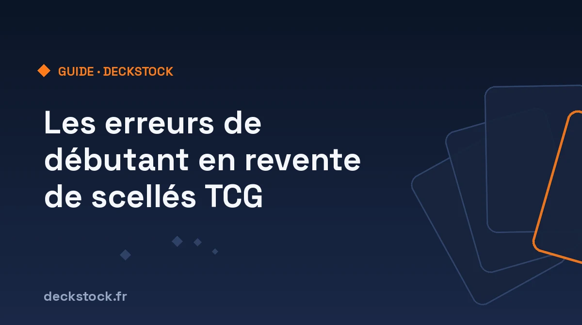 Displays, ETB et coffrets de jeux de cartes à collectionner scellés, rangés sur des étagères dans un espace de stockage organisé